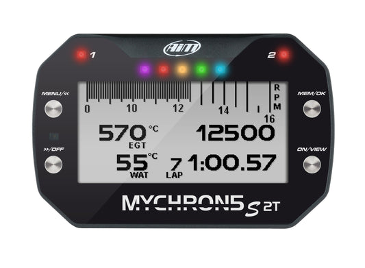 AIM MyChron5 2T Karting Dash Logger - EGT & CHT Sensors