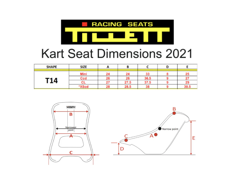 Tillett T14 VTI Kart Seat